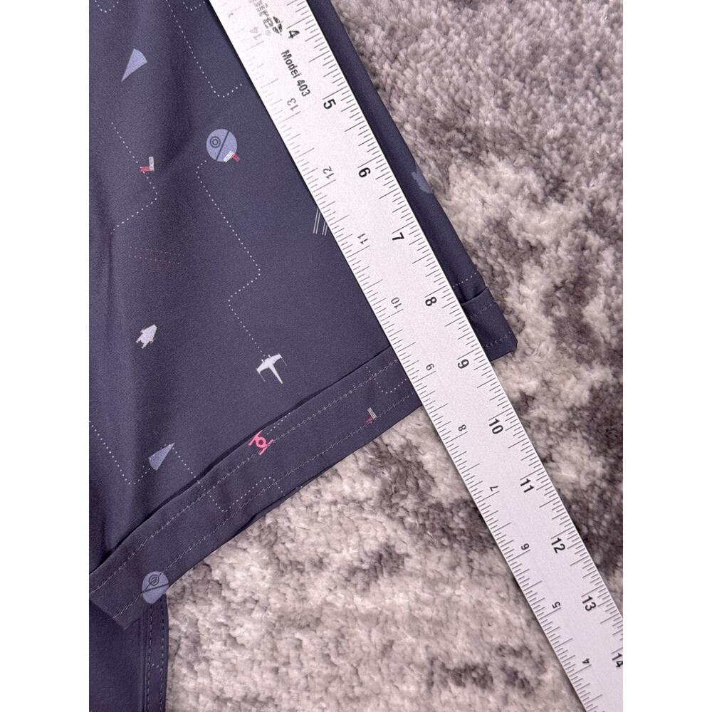 RSVLTS Men's Short-Sleeve Navy Button-Down with Micro Icon Print - Picture 5 of 8